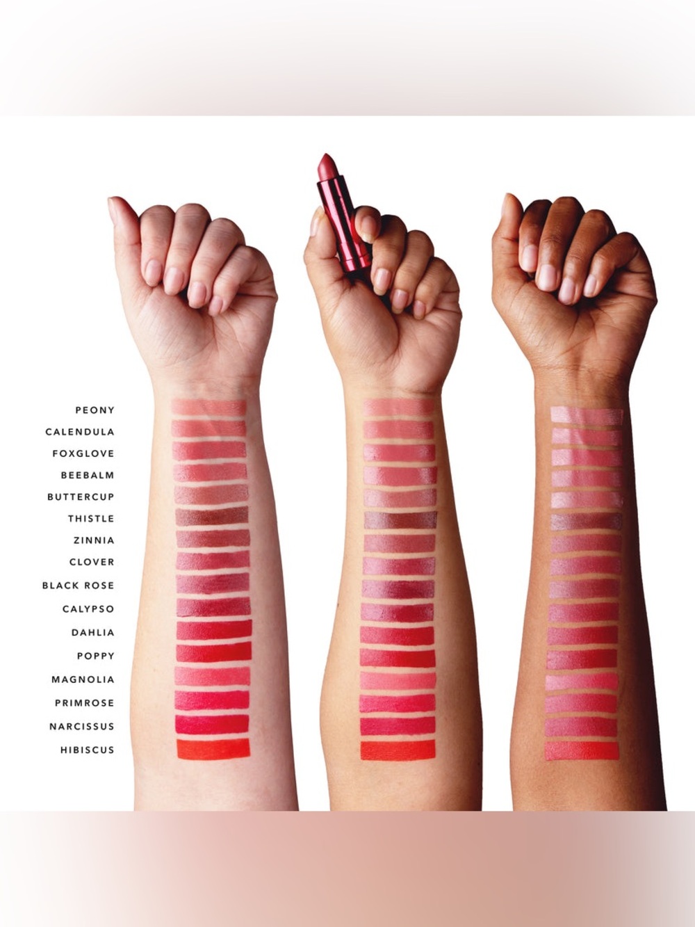 100% Pure Fruit Pigmented® Pomegranate Oil Moisturizing Lipstick in Peony - Picture 4 of 4
